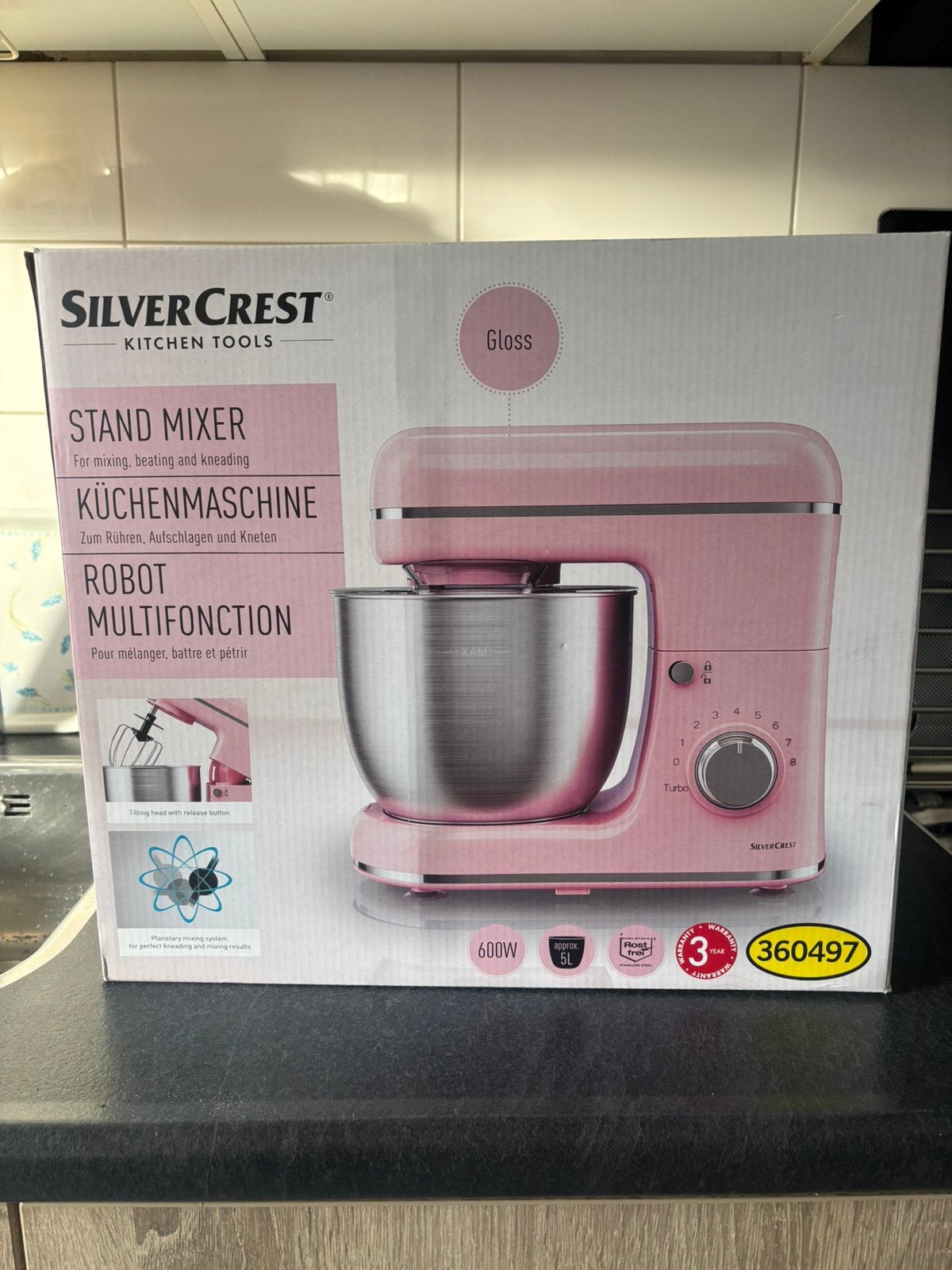 Keukenmixers , keukenmachine, 4 liter of meer, Ophalen, Nieuw, 3 snelheden of meer