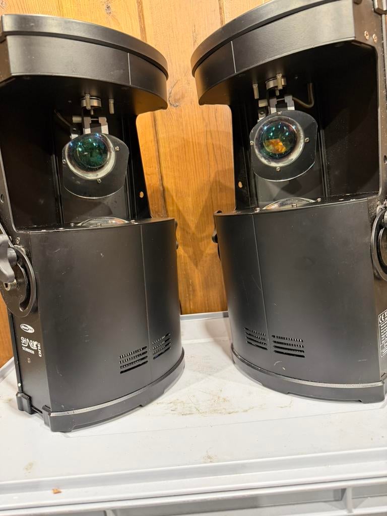 2x Showtec Shark scan one, Muziek en Instrumenten, Ophalen of Verzenden, Gebruikt, Licht, Kleur