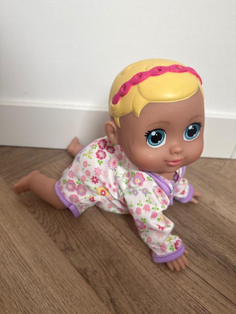 Baby born kruippop, Kinderen en Baby's, Speelgoed | Poppen, Ophalen, Zo goed als nieuw, Babypop