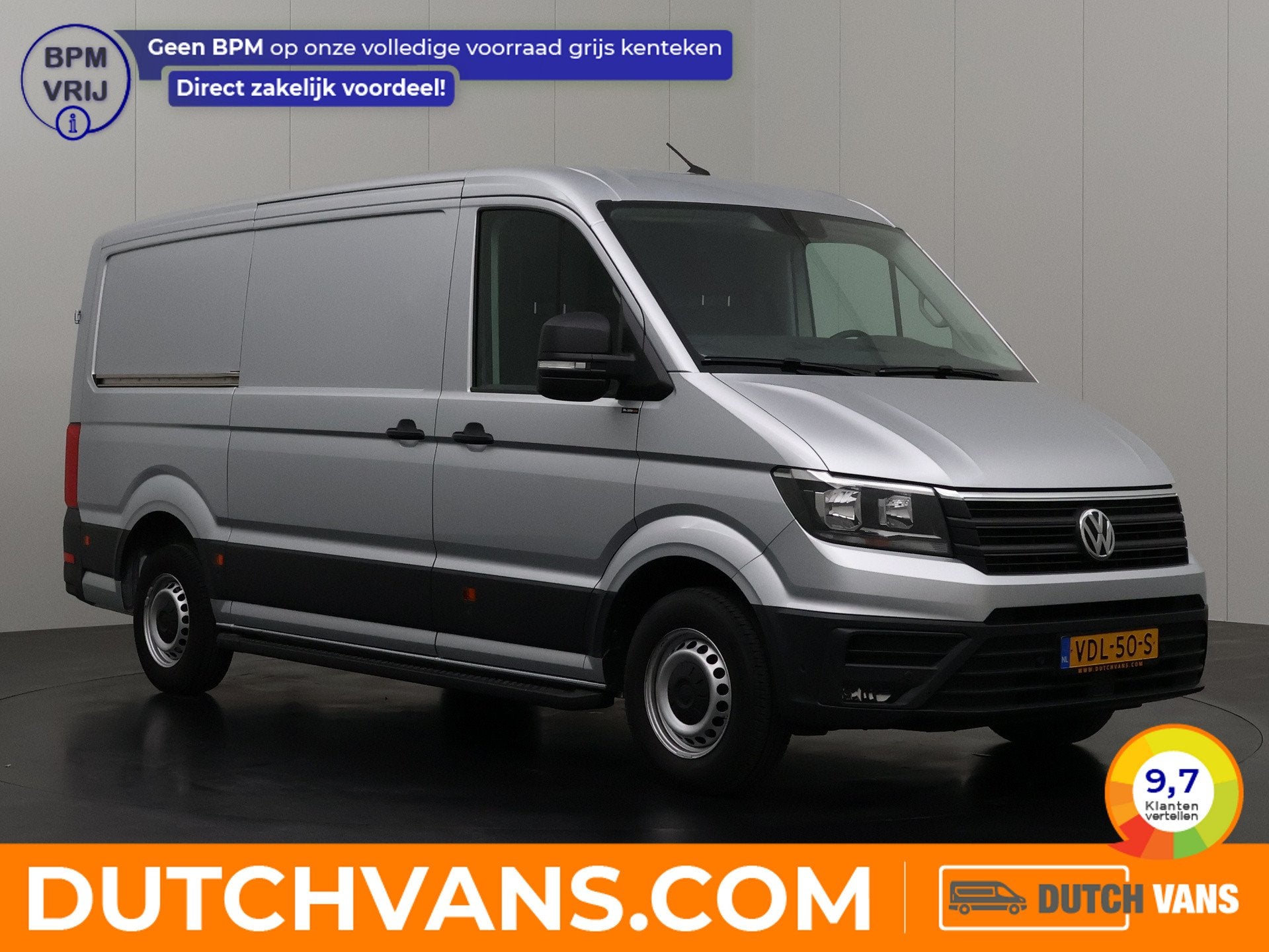 Volkswagen Crafter 2.0TDI 177PK Automaat L3H2 Highline | Tre, Stof, Gebruikt, Euro 6, 4 cilinders