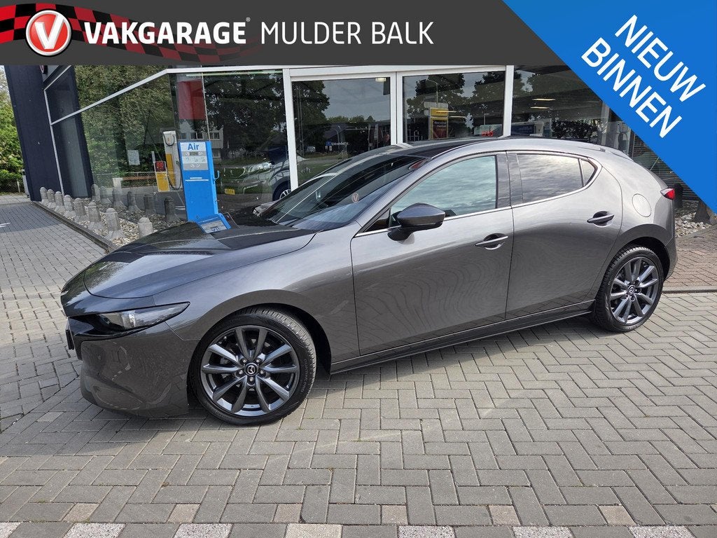 Mazda 3 2.5 e-SkyActiv-G M Hybrid 140 Takumi, Auto's, Mazda, Bedrijf, Te koop, 360° camera, ABS, Achteruitrijcamera, Adaptieve lichten