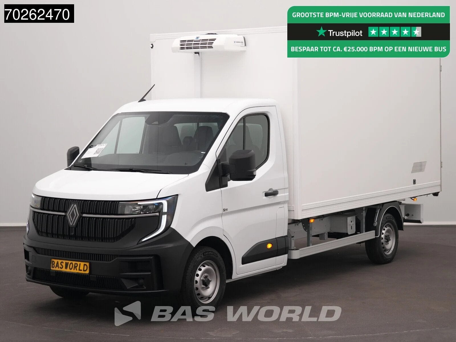 Renault Master 170PK BPM VRIJ! Koelwagen 2025model BPM vrij!, Auto's, 1998 cc, Stof, Euro 6, 4 cilinders