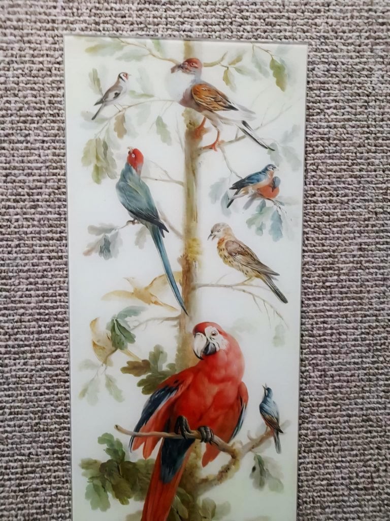 Mooie glazen lijst met prachtige dieren afbeelding., Ophalen, ., Nieuw, Glas