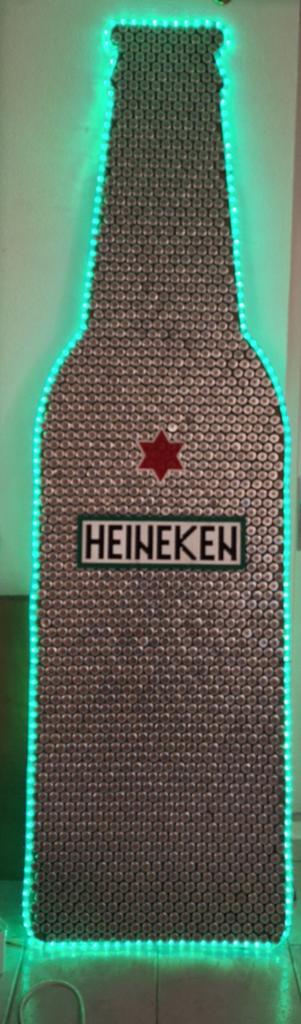 Heineken Bierfles verlicht, Ophalen, Gebruikt, Overige typen, Heineken