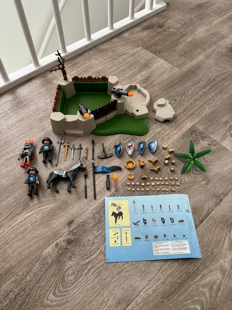 Playmobil Ridderbastion 4014 - (bijna compleet), Ophalen of Verzenden, Zo goed als nieuw