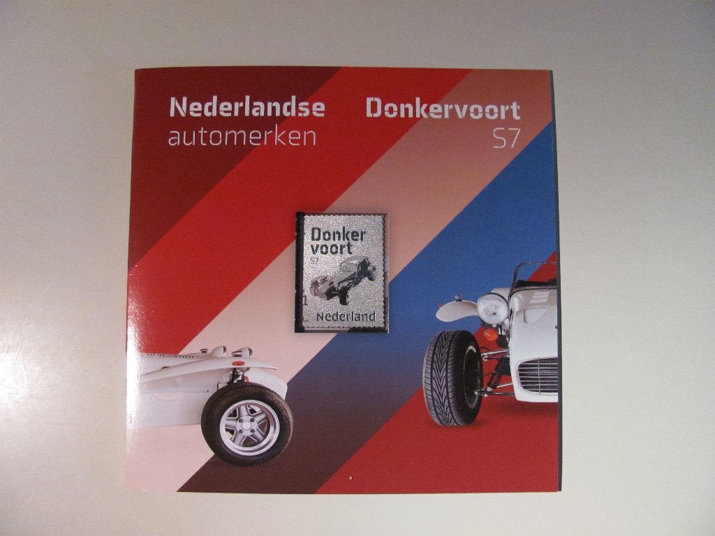 Zilveren postzegel Nederlandse automerken / Donkervoort S7, Postzegels en Munten, Ophalen of Verzenden, Postfris