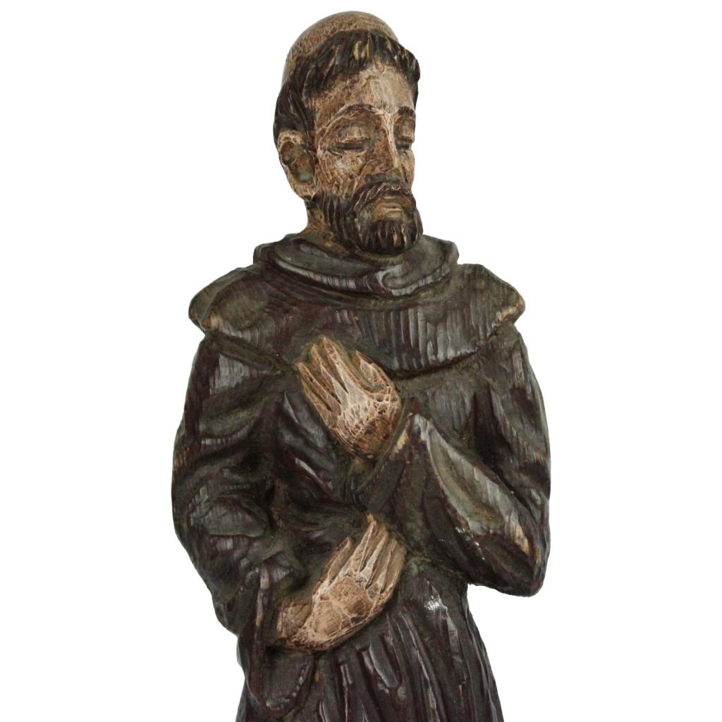 Houten beeld Sint Franciscus – ca. 1920–1950, Ophalen of Verzenden