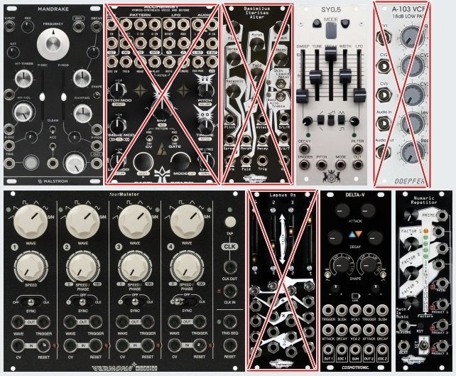Eurorack modules te koop., Ophalen of Verzenden, Zo goed als nieuw, Overige aantallen, Overige merken