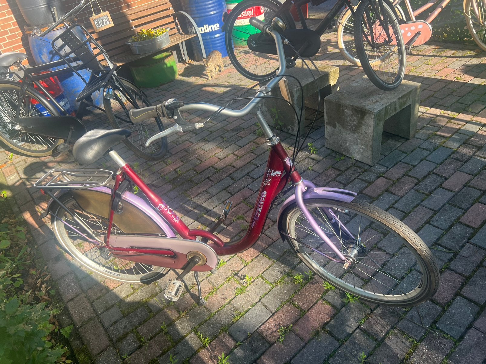 Moederfiets, 2 zitjes, Gebruikt, Versnellingen, Minder dan 47 cm