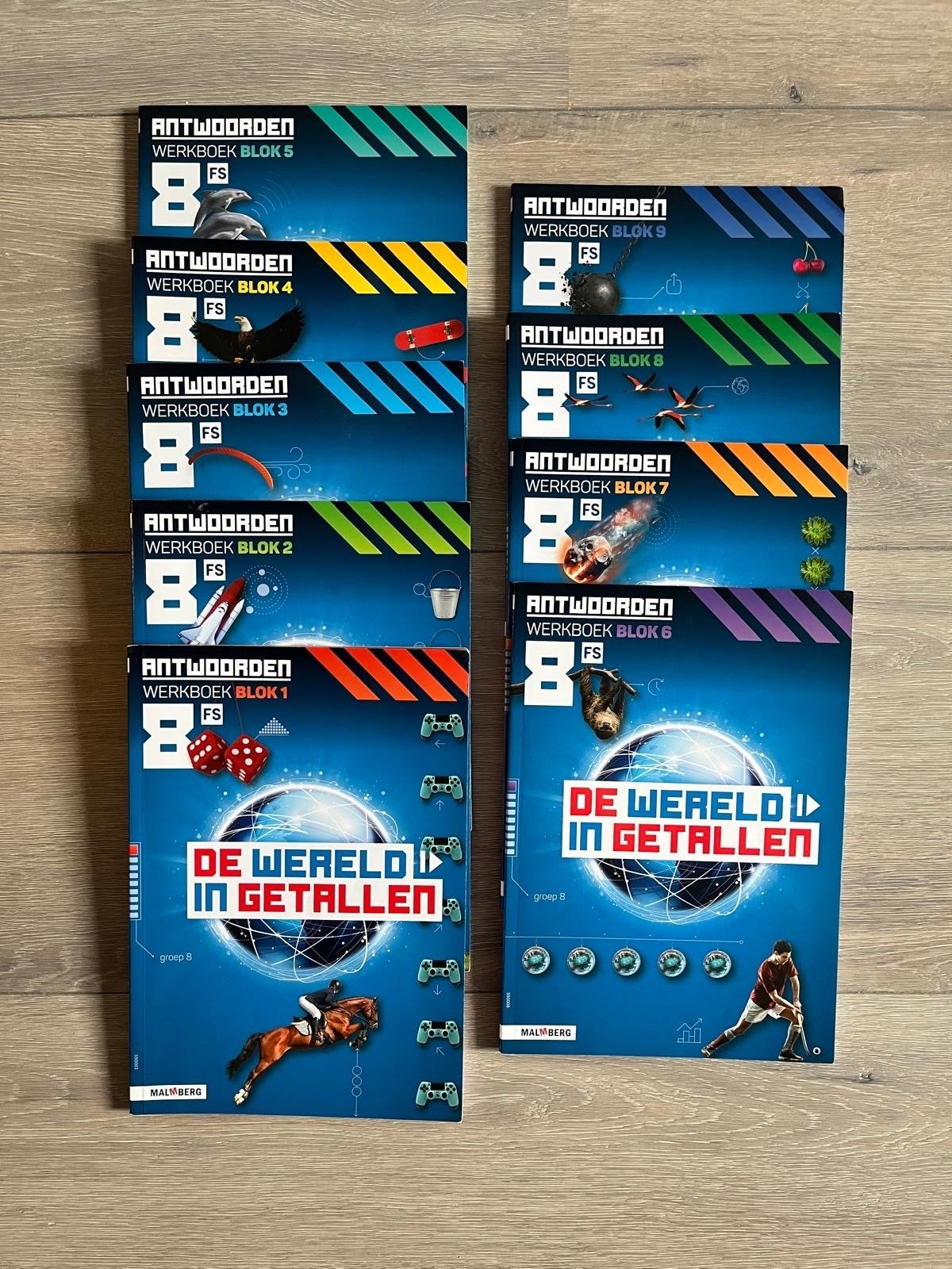 Antwoordboeken Wereld in Getallen Rekenen Groep 3-8, Boeken, Ophalen of Verzenden, Zo goed als nieuw, Overige niveaus, Overige vakken