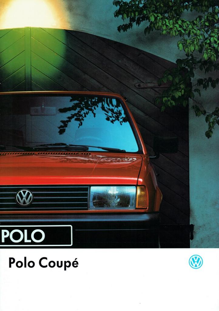 Folder Volkswagen Polo Coupé (1993), Verzenden, Gelezen, Volkswagen