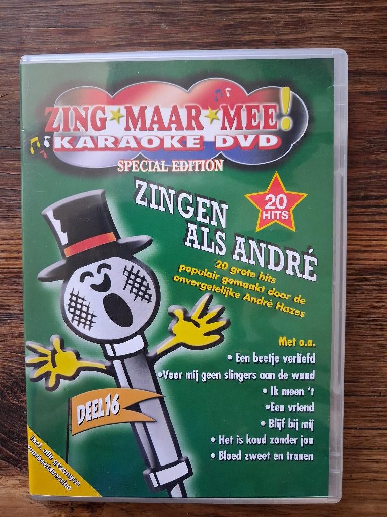 Andre Hazes Karaoke, Alle leeftijden, Ophalen of Verzenden, Zo goed als nieuw, Muziek en Concerten