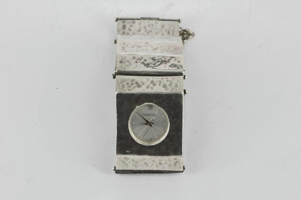 VINTAGE ZILVEREN  DAMES HORLOGE  , SHABOOL, Antiek en Kunst, Ophalen of Verzenden, Zilver