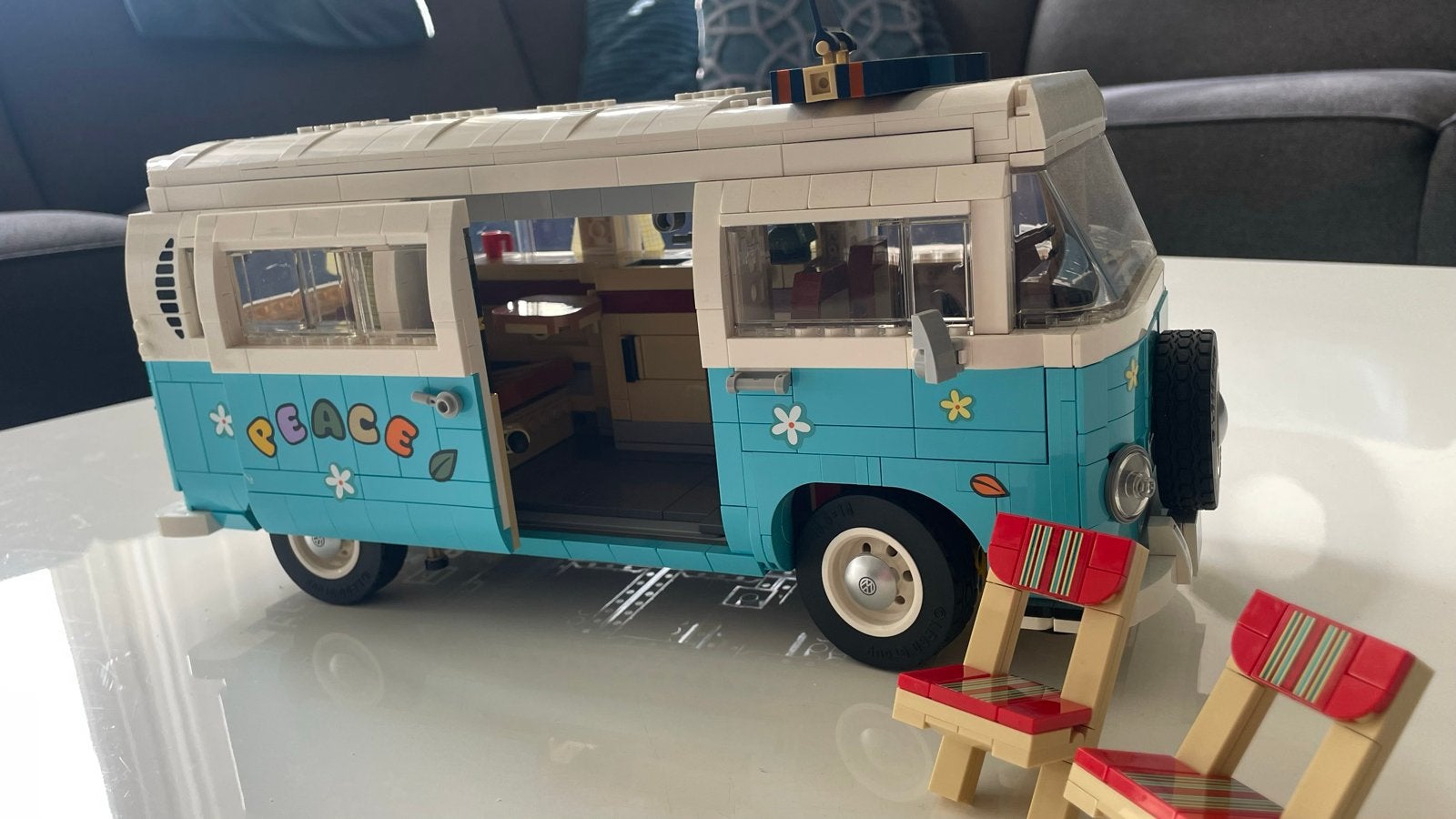 LEGO Volkswagen T2 Camper Van (10279), Ophalen of Verzenden, Zo goed als nieuw, Overige merken