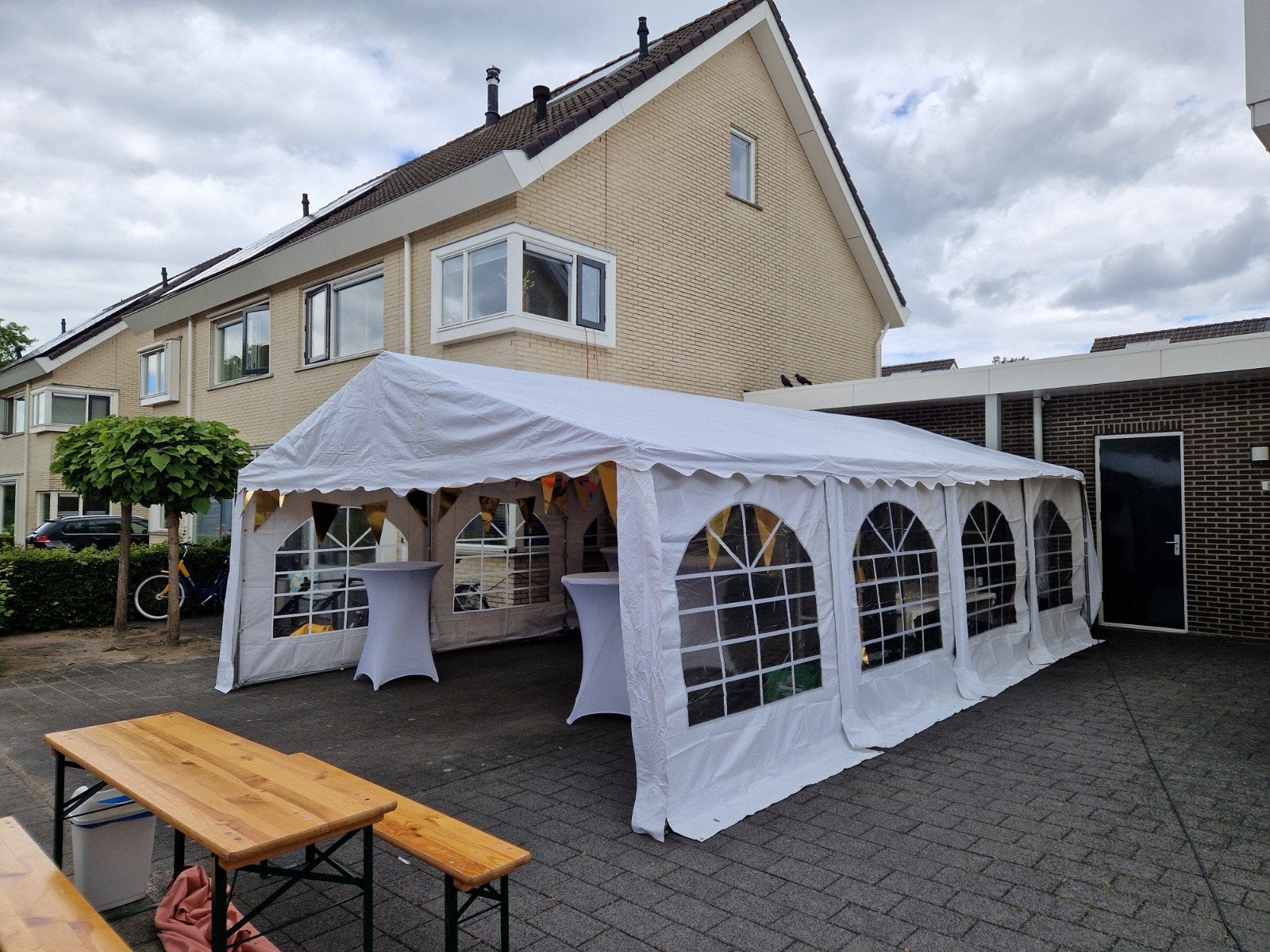 Professionele Partytent voor Feesten/Evenementen 5x8 meter, Tuin en Terras, Partytenten, Gebruikt, Partytent, 4 tot 6 meter, 8 meter of meer