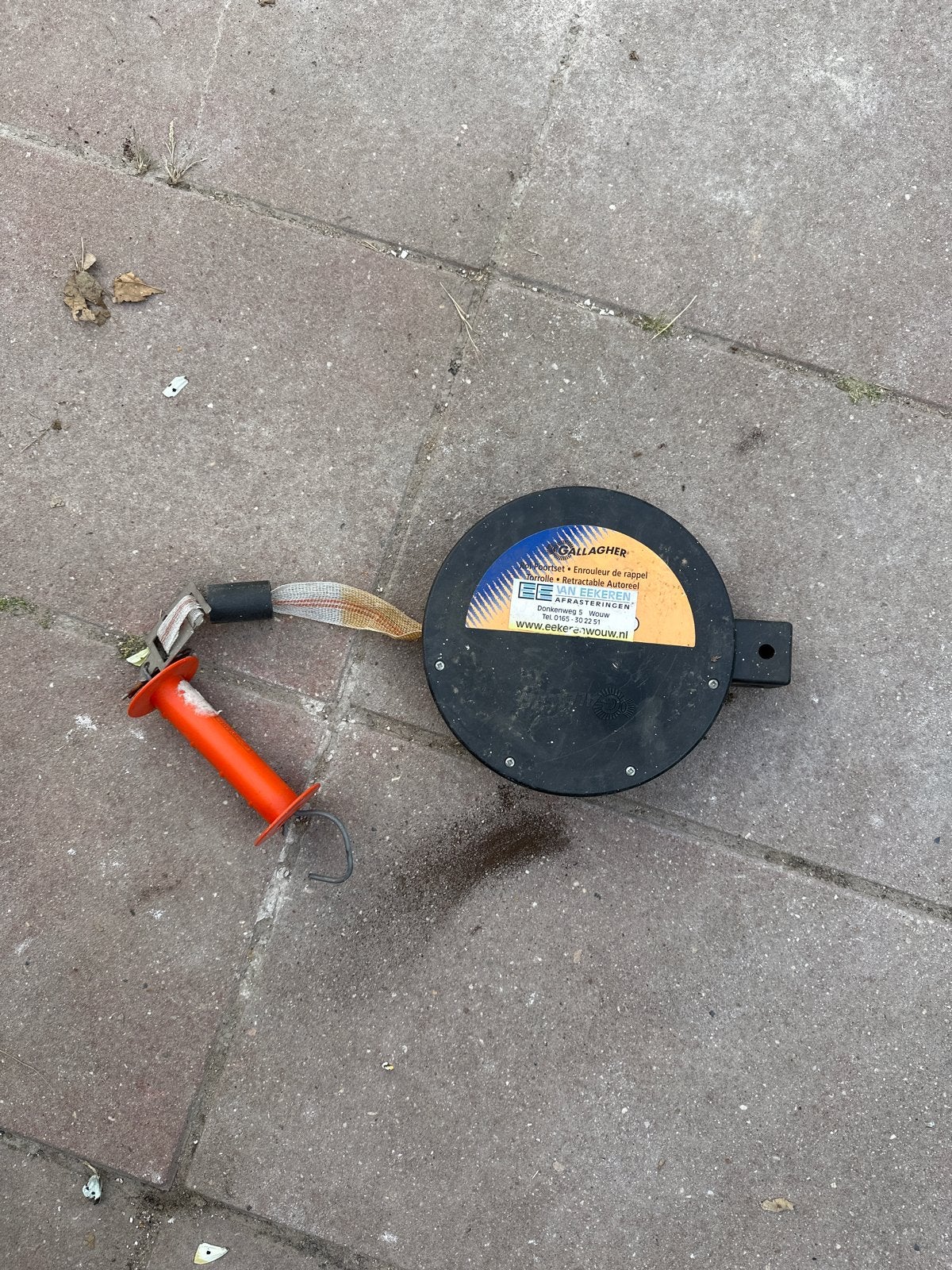 Gallagher Rolpoortset met 15 meter lint, Met poort, Kunststof, Gebruikt, Overige typen