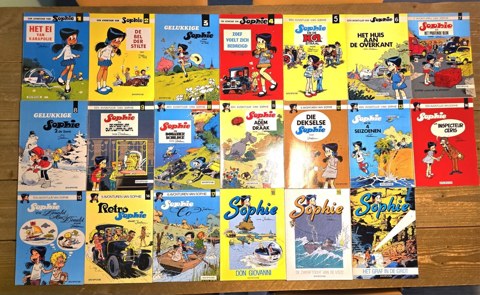 Complete serie Sophie deel 1 t/m 20, Complete serie of reeks, Ophalen of Verzenden