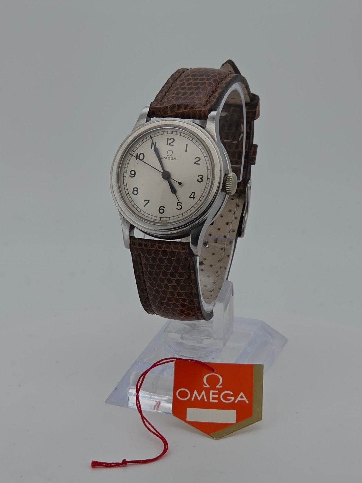 Vintage Omega Staybrite, Sieraden, Tassen en Uiterlijk, Horloges | Antiek, Staal, Met bandje, Polshorloge, 1930 tot 1960