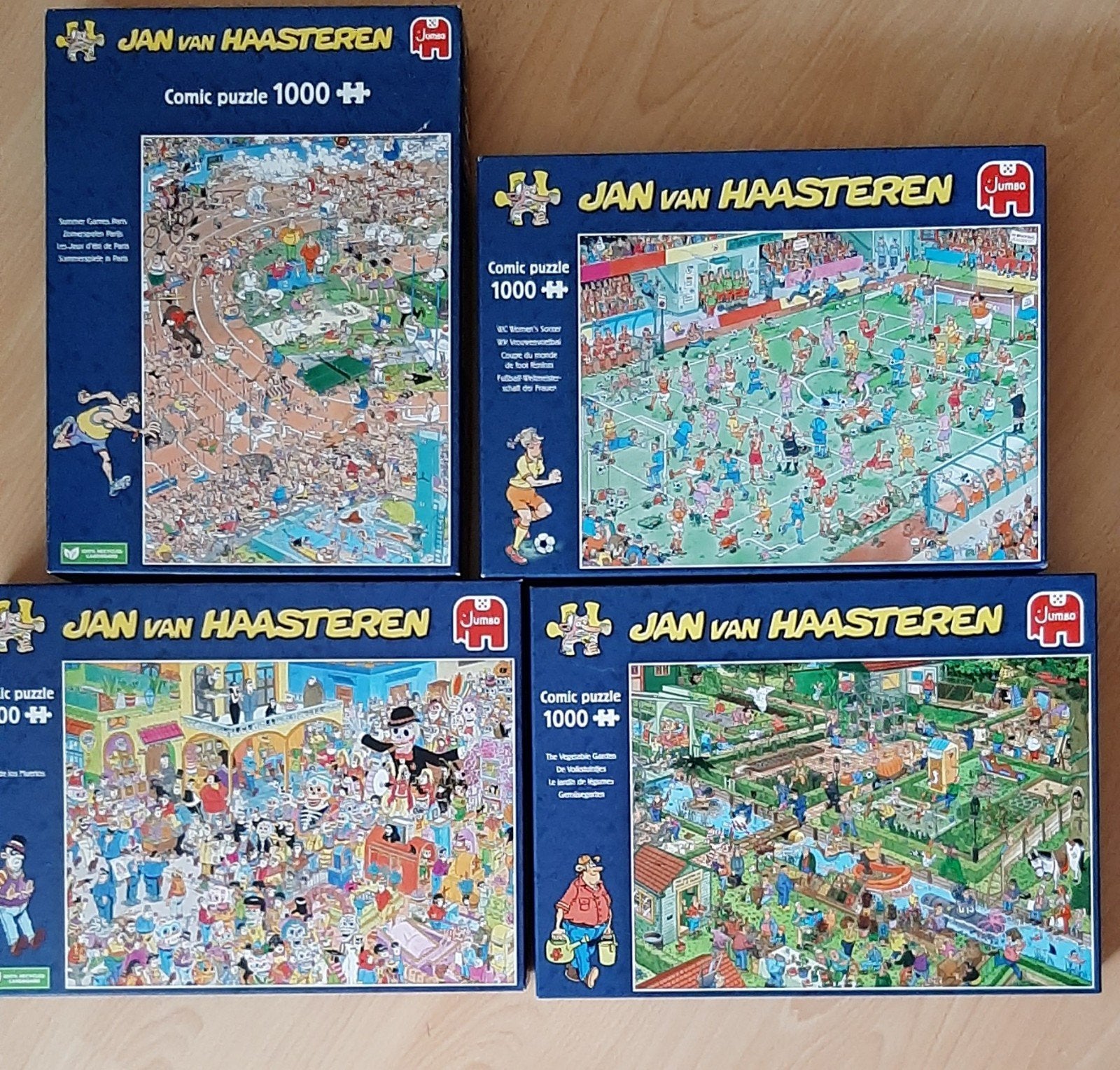 Jan van Haasteren puzzels 1000 st  ( Ruilen mag ook ), Ophalen, 500 t/m 1500 stukjes, Gebruikt, Legpuzzel