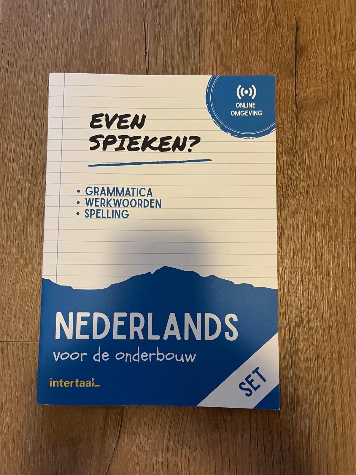 Even Spieken? Nederlands voor de onderbouw SET, Ophalen, Zo goed als nieuw, Non-fictie