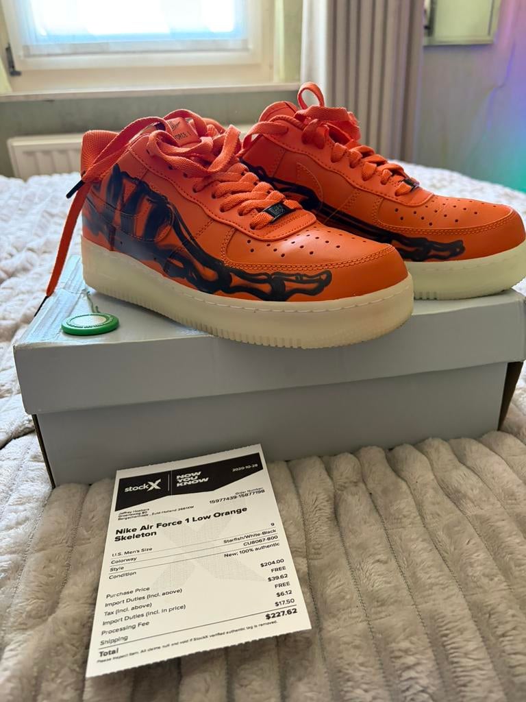 Nike air force 1 limited edition maat 43, Ophalen of Verzenden, Zo goed als nieuw, Wit