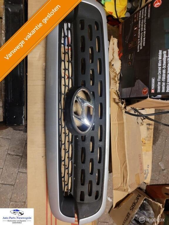 Grille lijst grijs Hyundai Atos Spirit ('99-'03) Grille, Nieuw, Ophalen of Verzenden, Hyundai, Hyundai