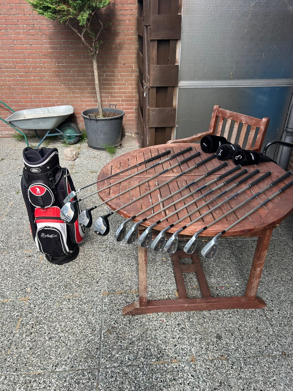 Vol set Dunlop golfclubs ( ladies flex) met tas, Ophalen, Gebruikt, Set, Overige merken