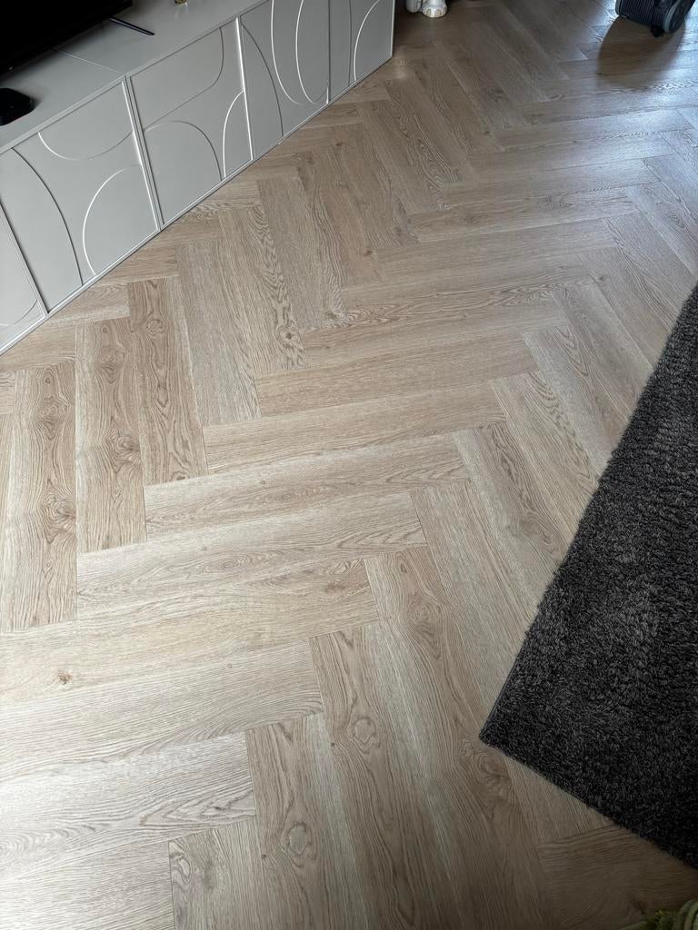 Nieuwe Visgraat Klik PVC Vloer - 13.8 m² - EKOFLOORS, Kunststof, 50 tot 150 cm, Nieuw, Ophalen of Verzenden
