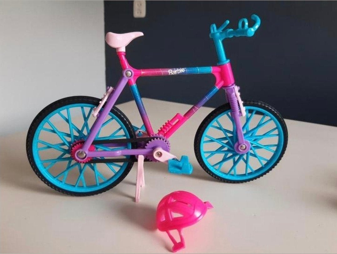 Barbie fiets met helm, Ophalen of Verzenden, Meisje