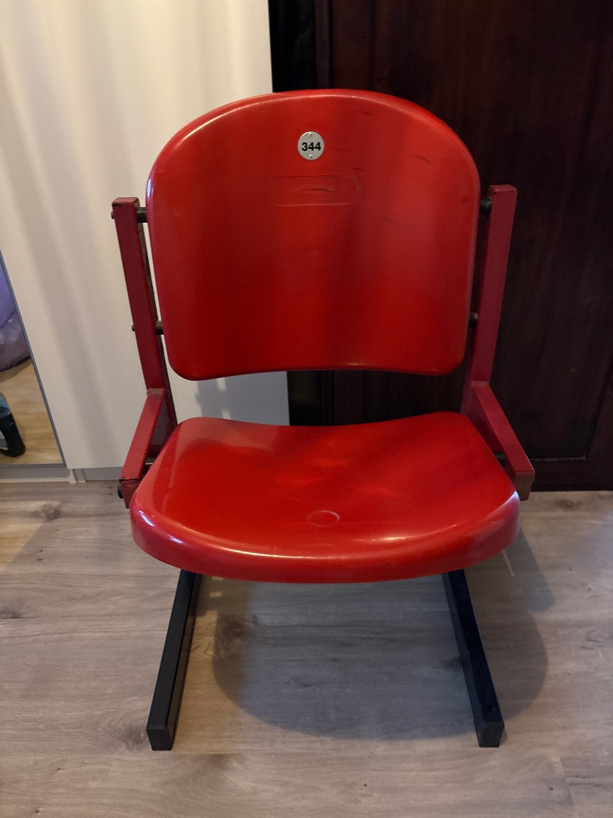 Originele Ajax tribune stoel uit de Johan Cruijff Arena, Ophalen, Kunststof, Gebruikt, Eén