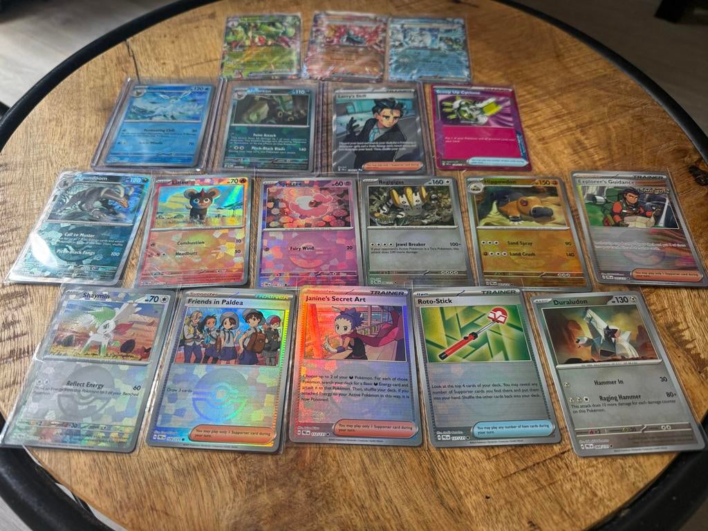 Pokémon setje Prismatic Pokeballs, Ophalen of Verzenden, Gebruikt, Meerdere kaarten, Foil