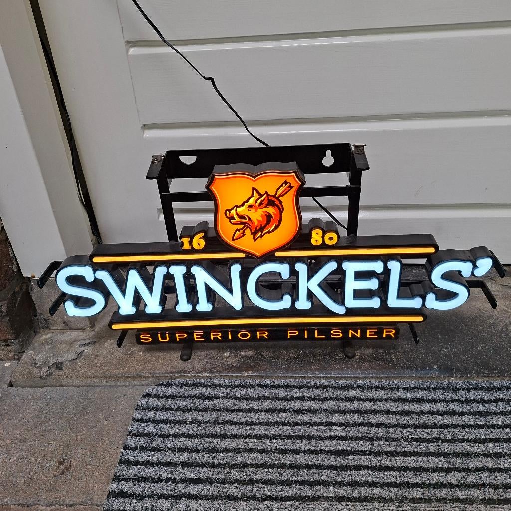 Swinckels bier lichtbak LED dimbaar, Ophalen of Verzenden, Gebruikt, Lichtbak of (neon) lamp