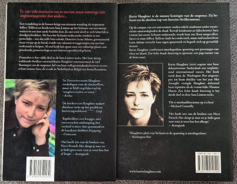 Stapel boeken 4 stuks van Karin Slaughter, Boeken, Ophalen of Verzenden, Gelezen, Karin Slaughter