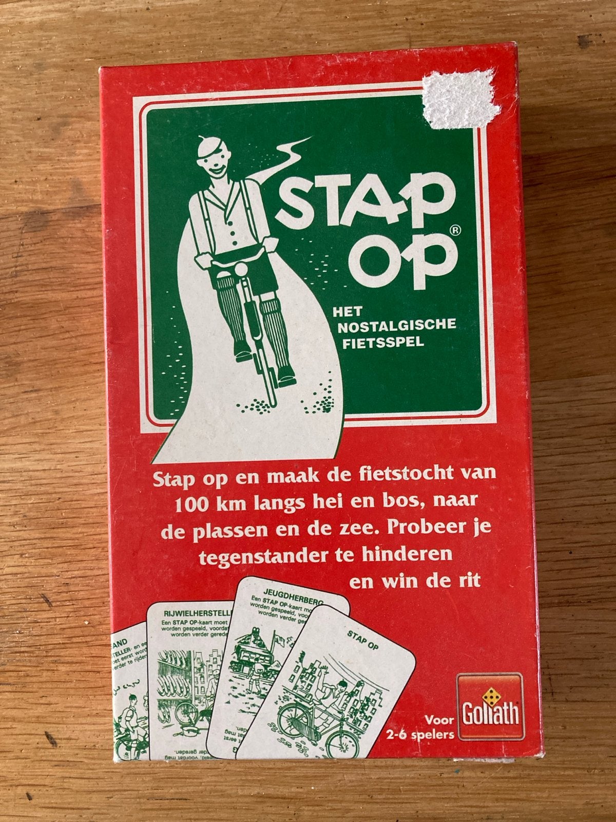 Stap Op: Het Nostalgische Fietsspel van Goliath, Een of twee spelers, Ophalen of Verzenden, Gebruikt