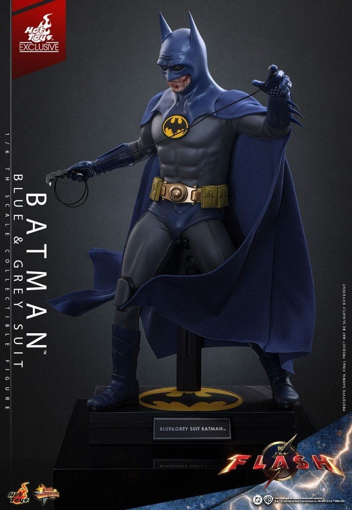 Hot Toys MMS834 The Flash Batman Blue Grey Suit Exclusive, Verzamelen, Film en Tv, West Campus 1 76863 Herxheim (DE), Actiefiguur of Pop