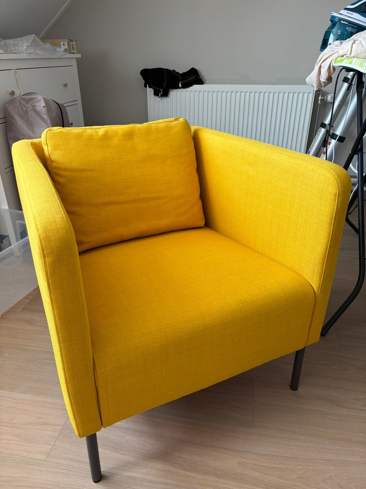 Stoel ikea geel Ekero, Ophalen, Eenpersoons, 75 tot 100 cm, Zo goed als nieuw