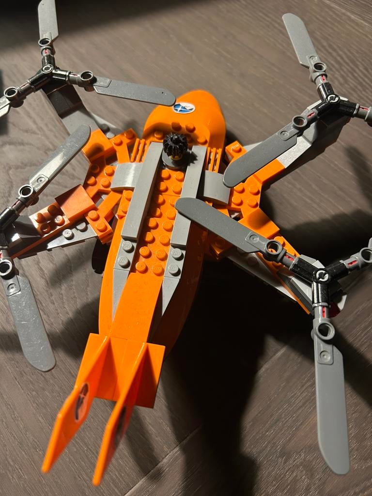 Lego city pool lucht transport / poolluchttransport, Compleet, City, Lego, Ophalen of Verzenden