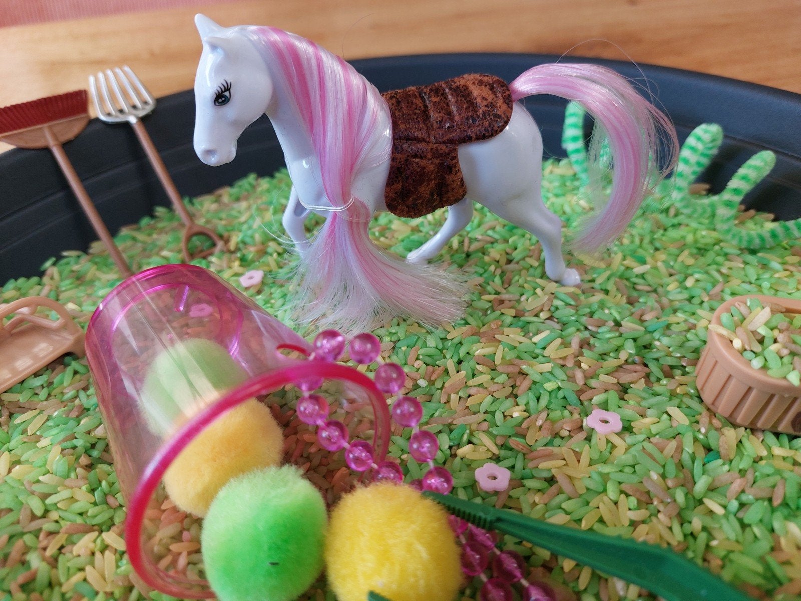 sensorische bak thema paarden, Ophalen of Verzenden