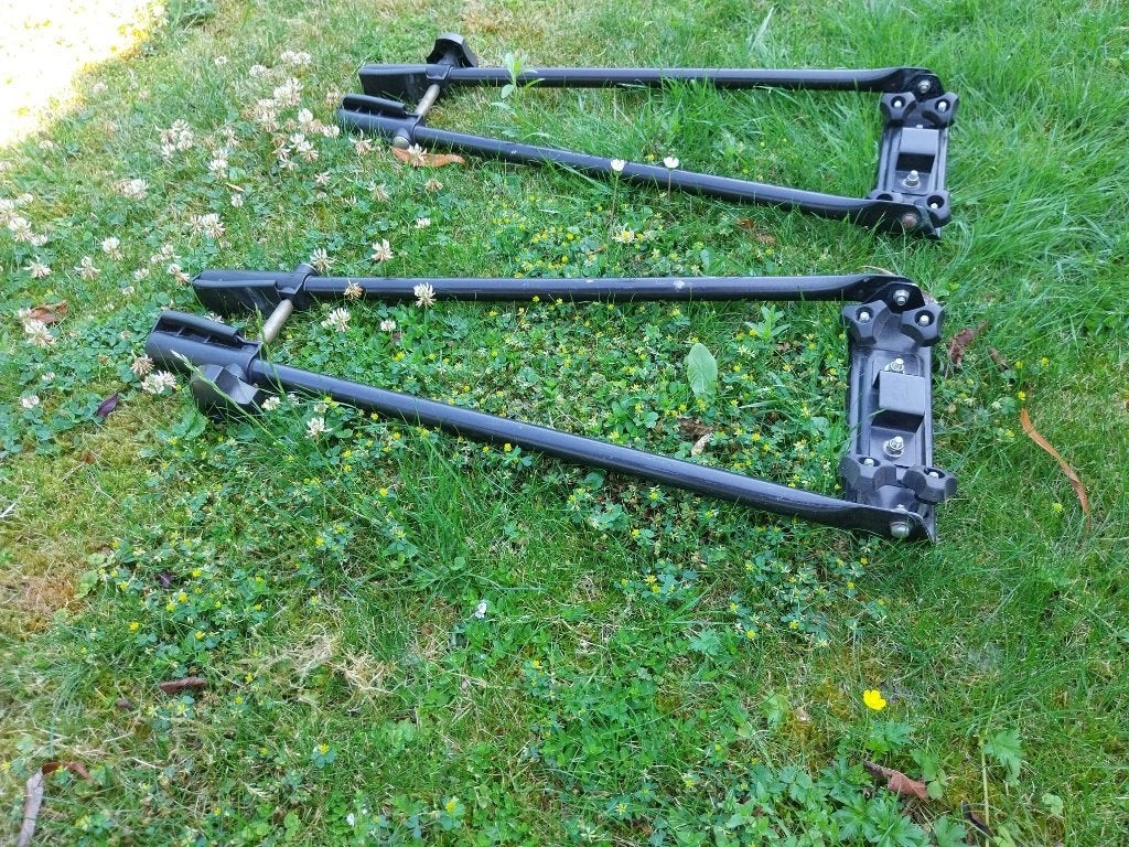 fietsdragerset kort voor dakdrager, Ophalen, Gebruikt