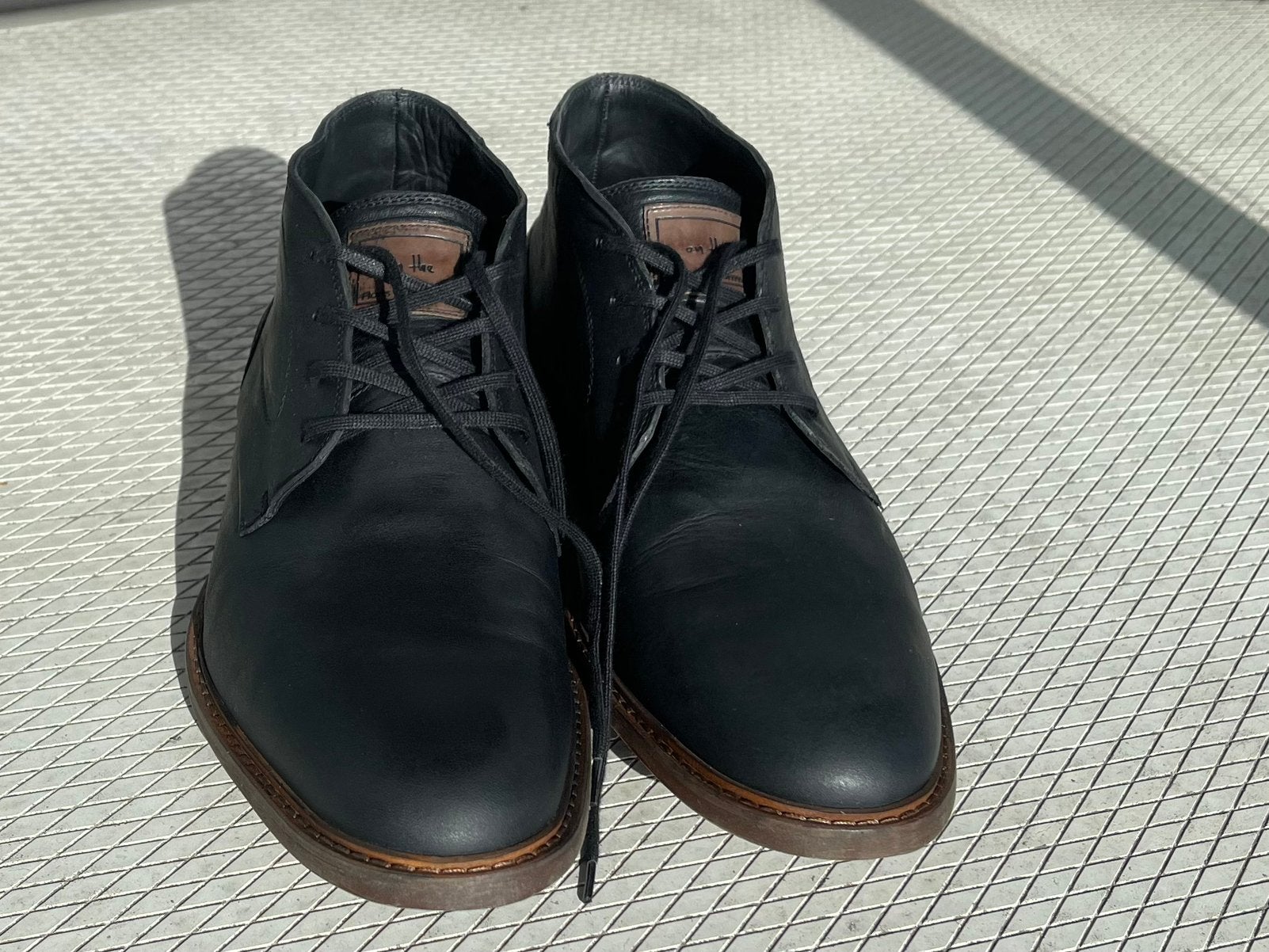 Floris van Bommel Crepi veterschoenen - Maat 45, Ophalen of Verzenden, Gedragen, Zwart, Veterschoenen