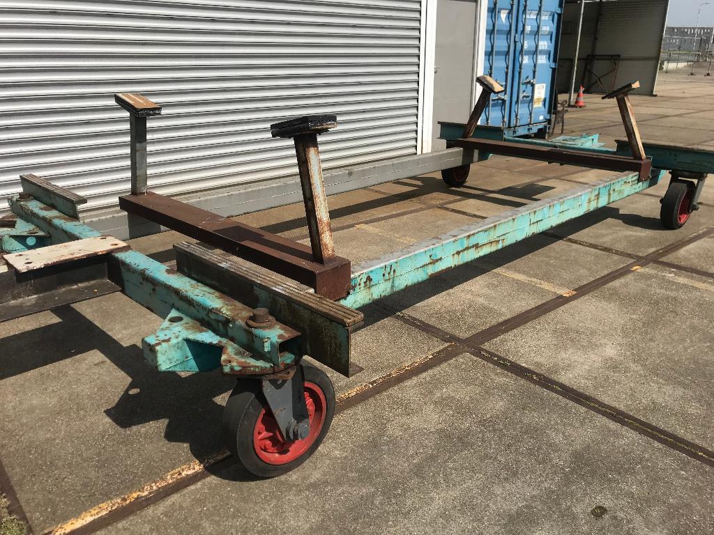 container wagen - stallingstrailer, Doe-het-zelf en Verbouw, Overige Doe-het-zelf en Verbouw, Gebruikt, Ophalen