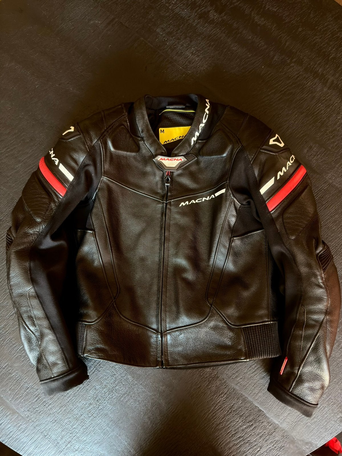 Macna Hyper 2-delig leren motorpak - Maat M (EU 50), Ophalen of Verzenden, Tweedehands, Combipak