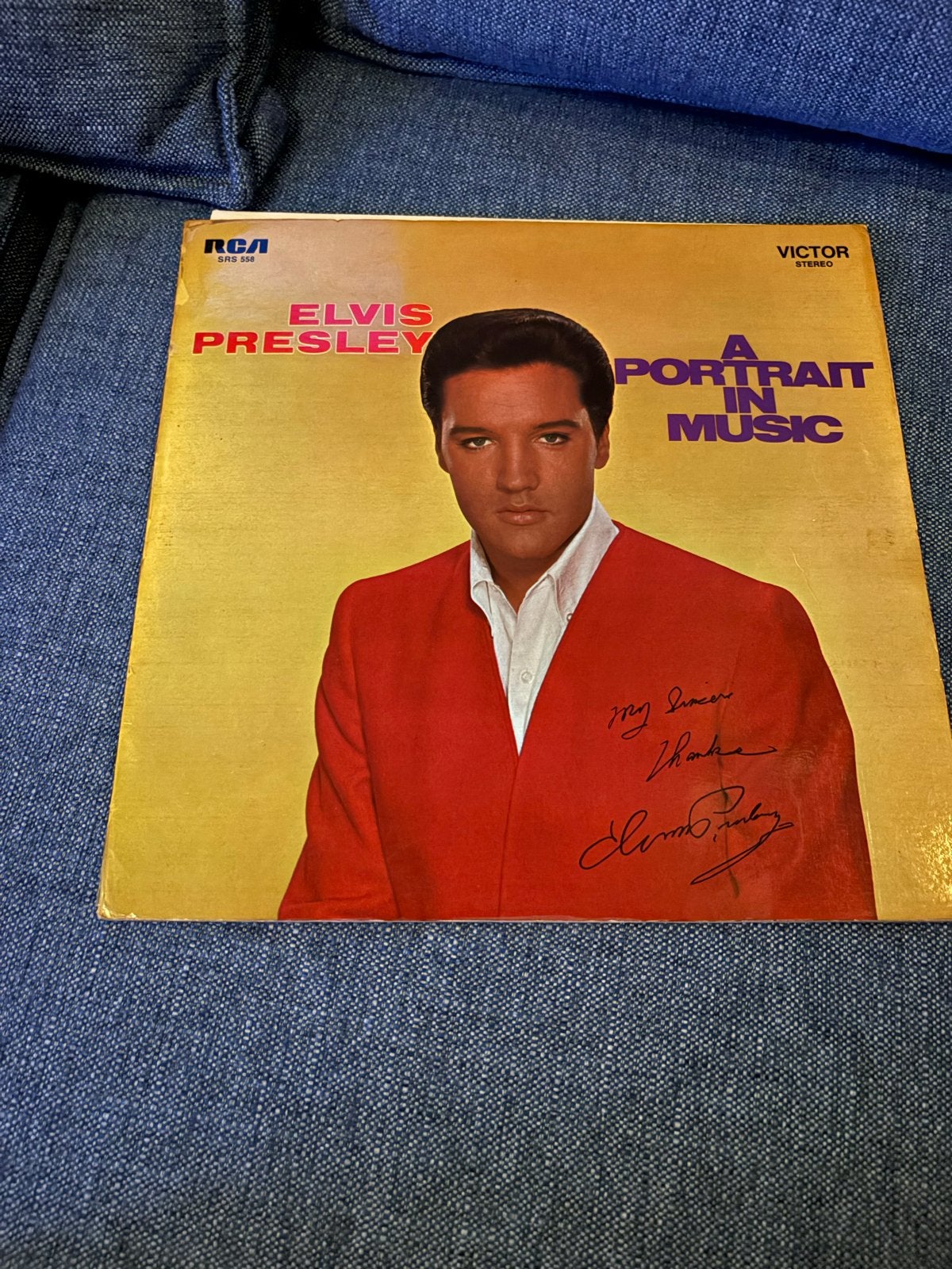 Elvis Presley - A Portrait in Music LP (Vintage Vinyl), Ophalen, Gebruikt, 12 inch