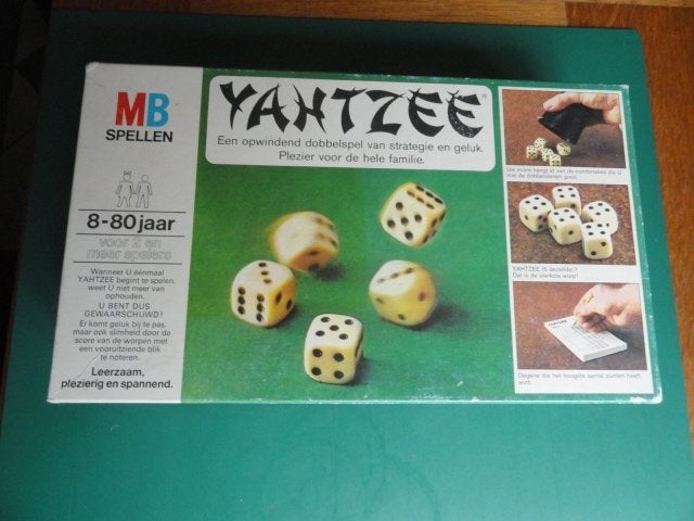 Yahtzee (MB Spellen), Verzenden, Zo goed als nieuw