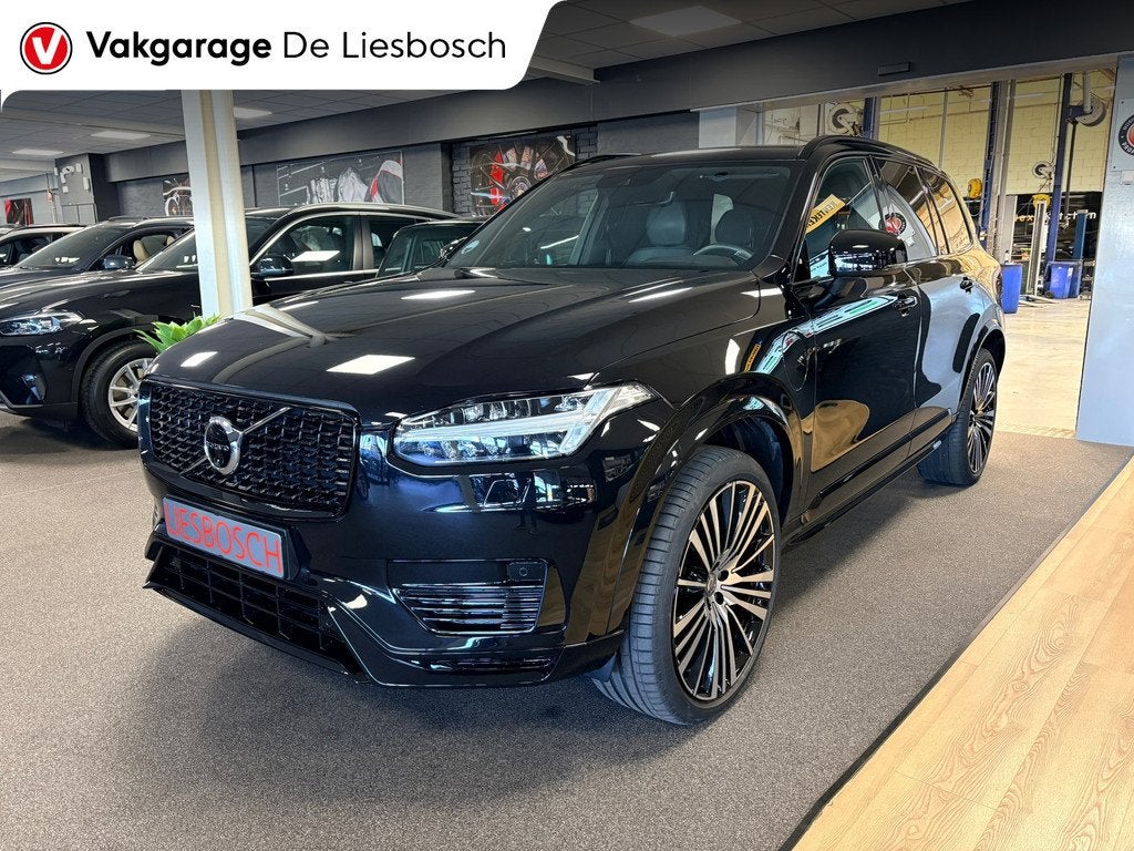 Volvo XC90 2.0 T8 Recharge AWD R-Design Recharge Plus Dark L, Auto's, 12 maanden, Gebruikt, 4 cilinders, 7 stoelen