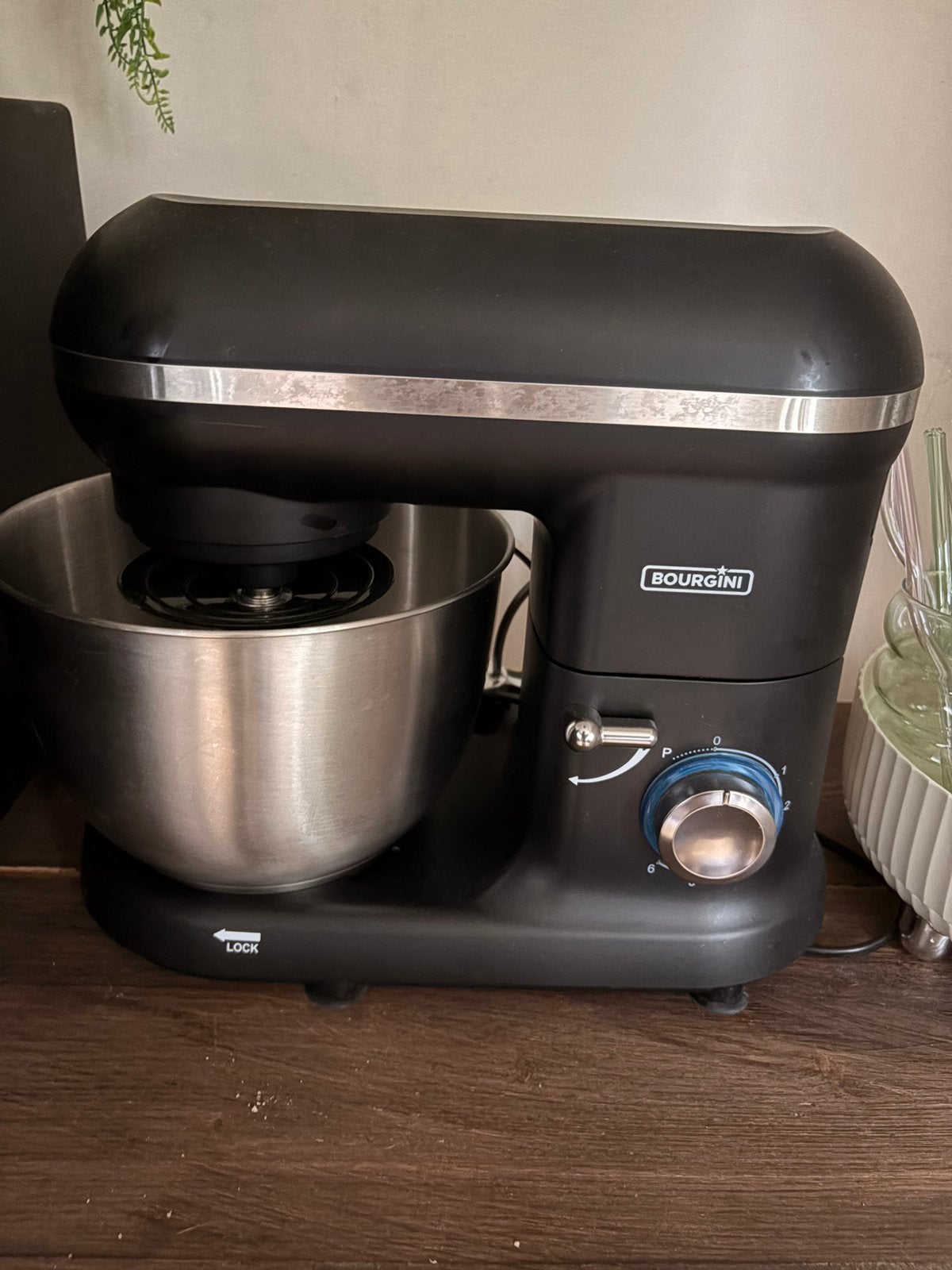Bourgini Classic Kitchen Chef keukenmachine 2x gebruikt, Witgoed en Apparatuur, Keukenmixers, 4 liter of meer, 3 snelheden of meer