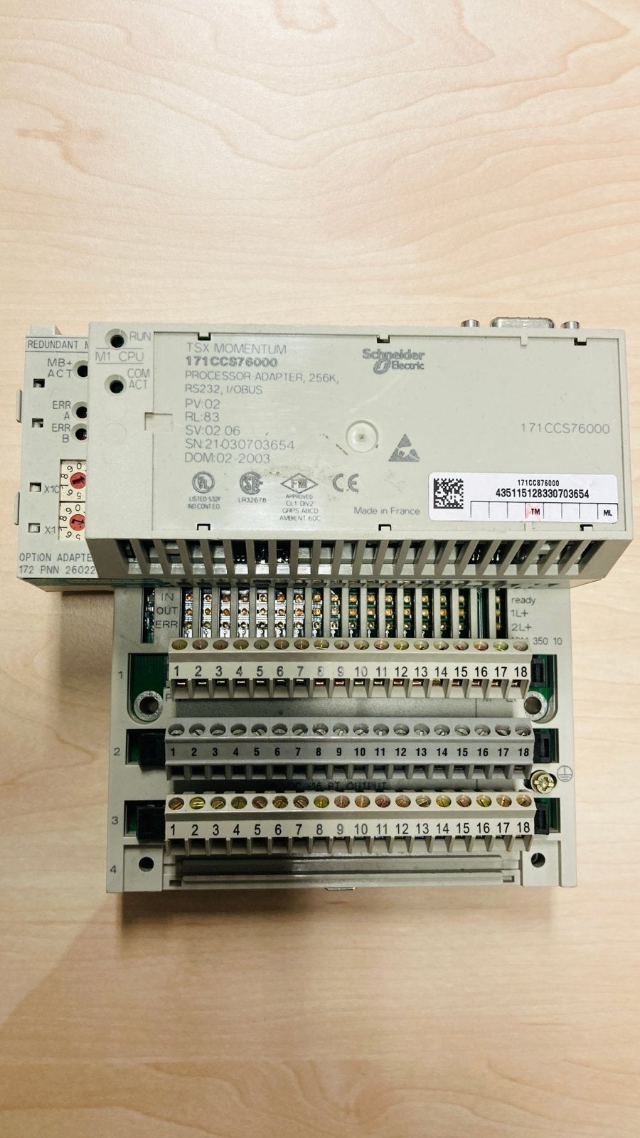 Schneider Electric Modicon 171CCS76000 Momentum PLC CPU, Hobby en Vrije tijd, Ophalen, Gebruikt