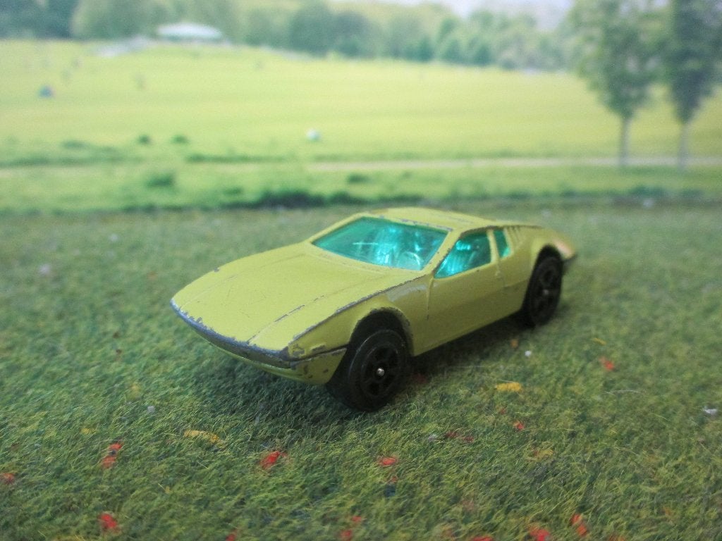 De Tomaso Mangusta - Corgi Juniors Lime, Ophalen of Verzenden, Gebruikt, Auto