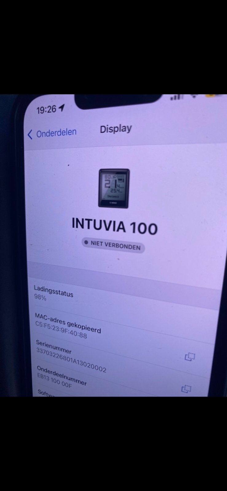 intuvia 100 draadloos werkt met Bluetooth, Ophalen, Zo goed als nieuw