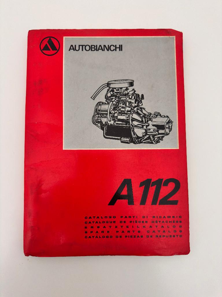Autobianchi A112 / A111 originele werkplaatsboeken 1970, Ophalen of Verzenden